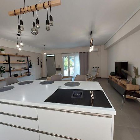 New Minimal Apartment,10' From Athens Airport Spáta Buitenkant foto