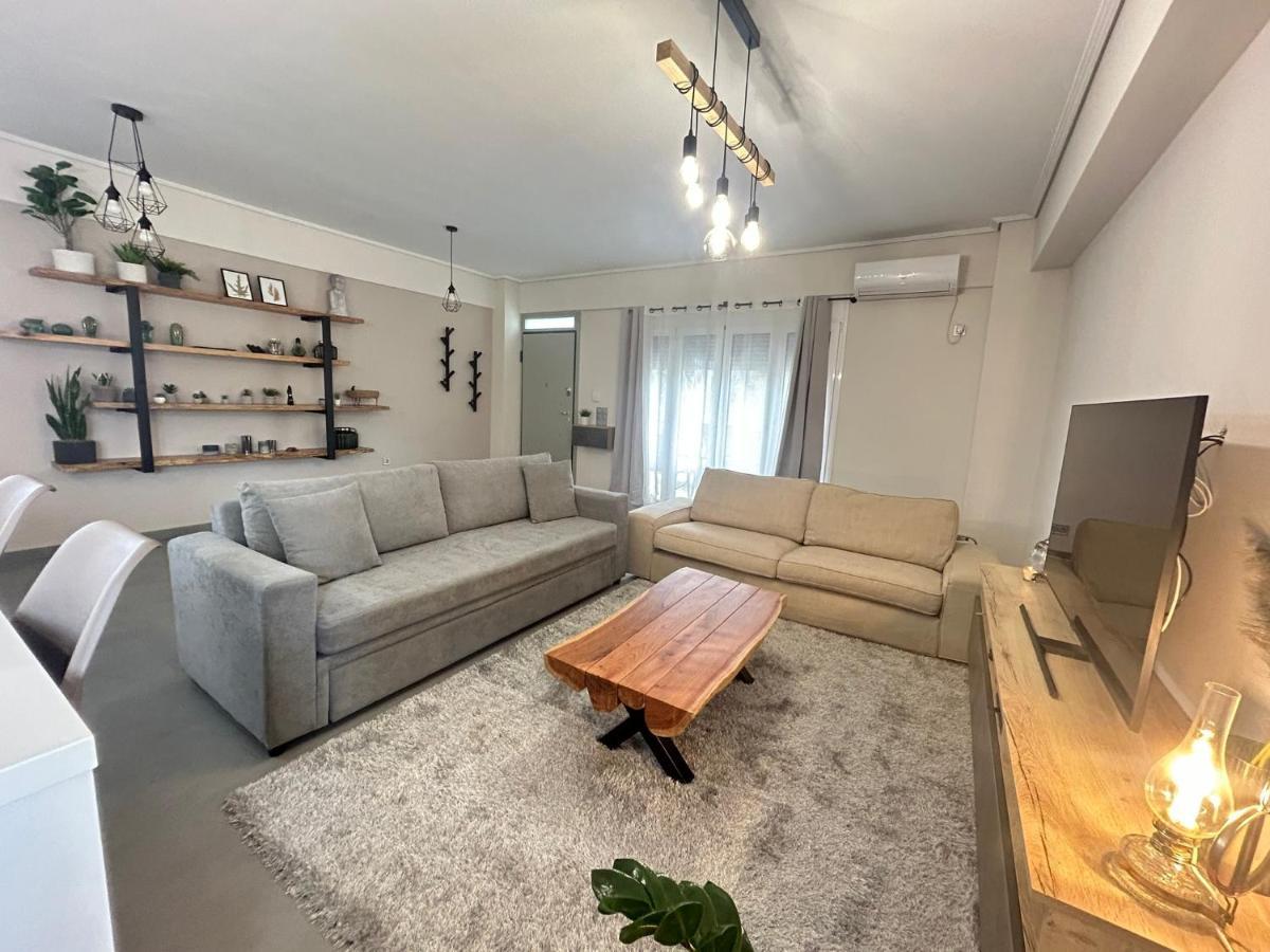 New Minimal Apartment,10' From Athens Airport Spáta Buitenkant foto