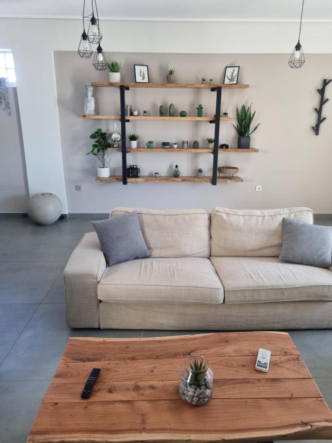 New Minimal Apartment,10' From Athens Airport Spáta Buitenkant foto