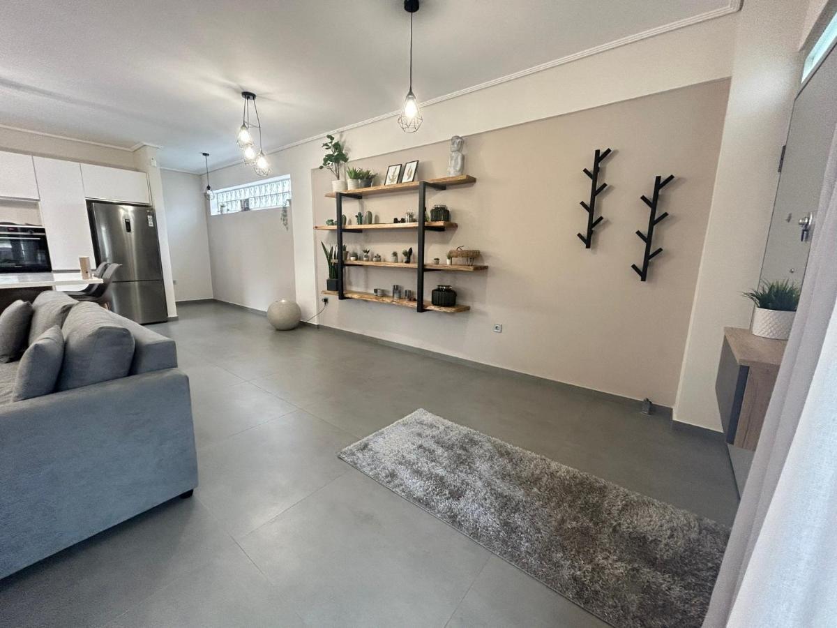 New Minimal Apartment,10' From Athens Airport Spáta Buitenkant foto